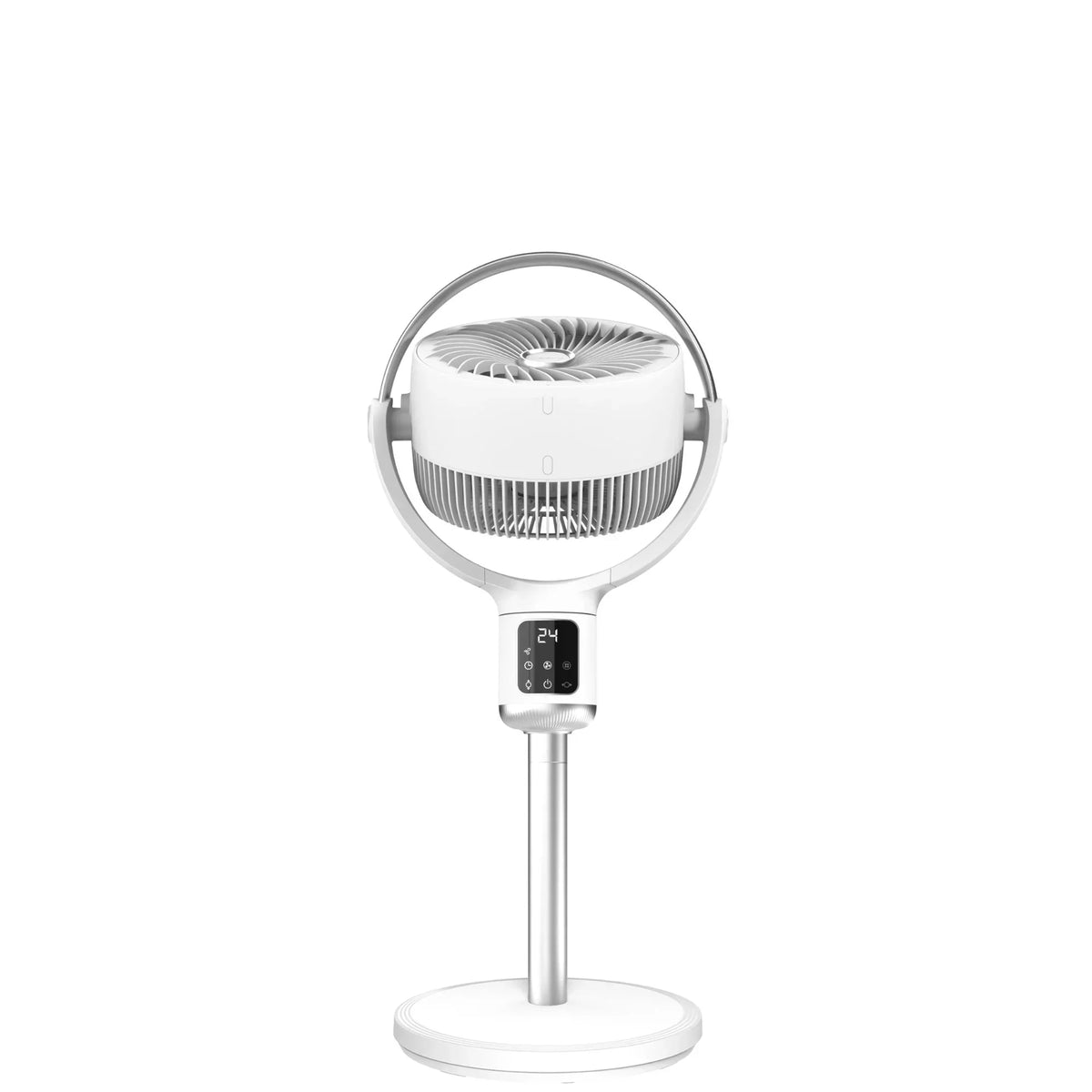 Nouveauté 2026 – Ventilateur sur pied Lasko Whirlwind 7" à 24 vitesses, mouvement orbital, débit d'air de 25 pi/s, télécommande, APDC301