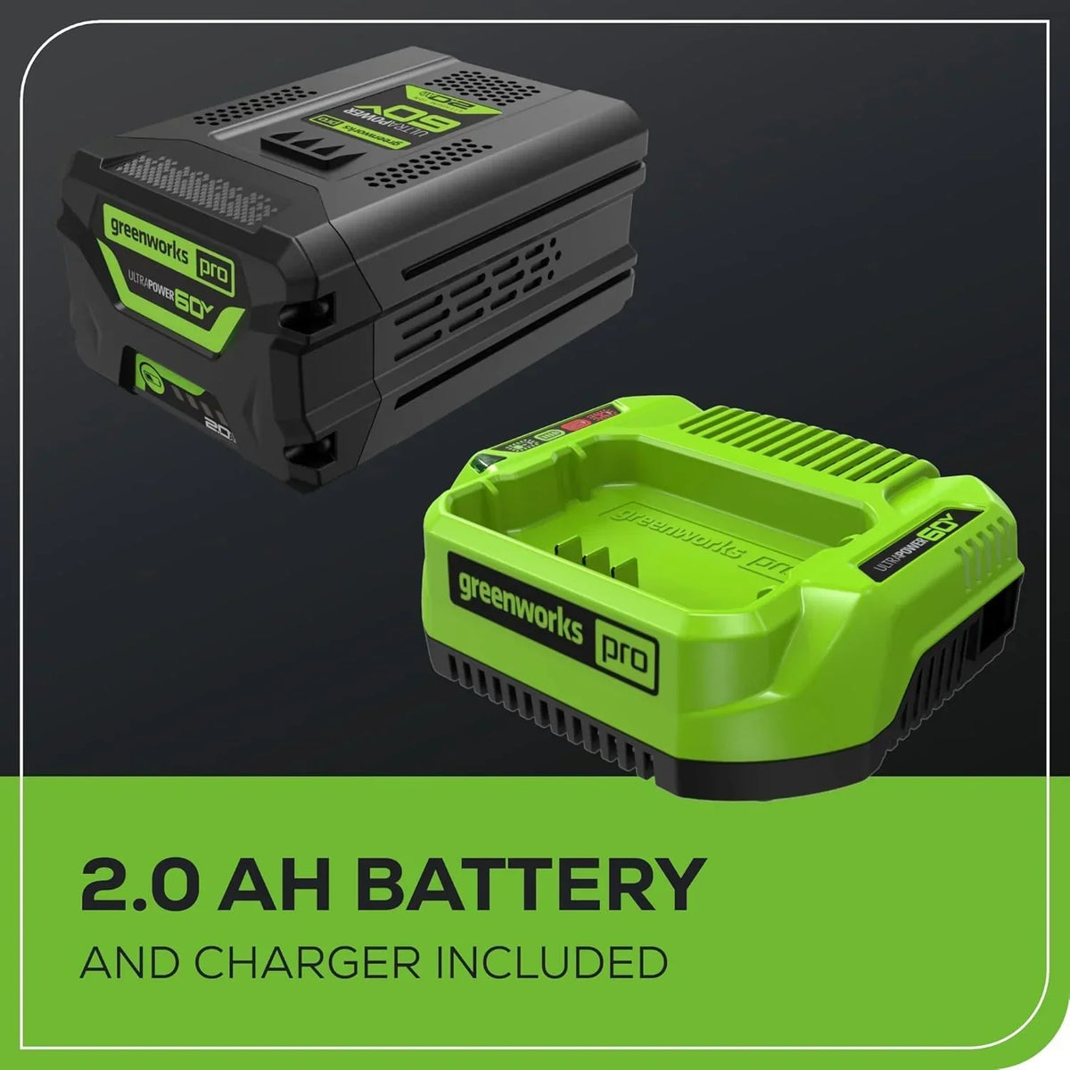 Nouveauté 2026 – Taille-haie sur perche sans fil Greenworks 60 V , batterie 2,0 Ah et chargeur inclus