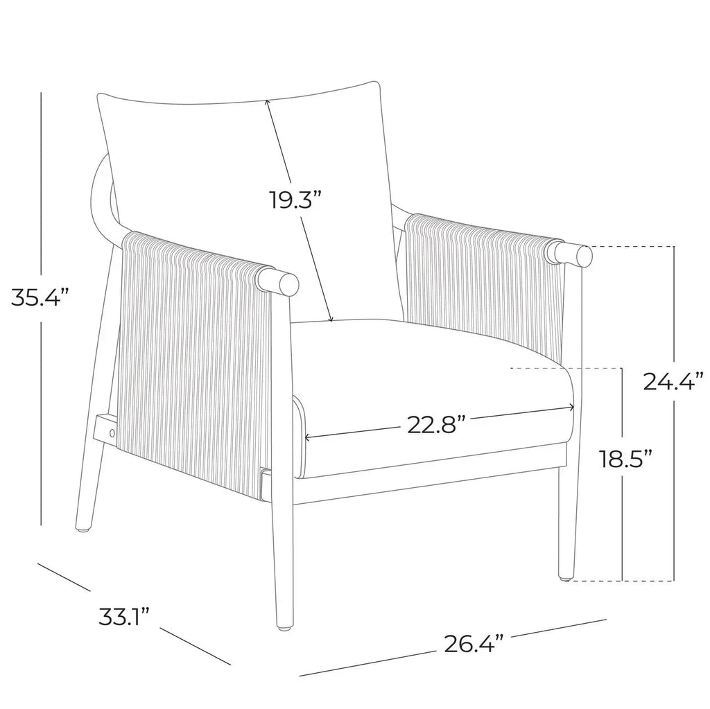 Nouveauté 2026 – Fauteuil d'appoint moderne CHITA , fauteuil tressé pour salon, crème
