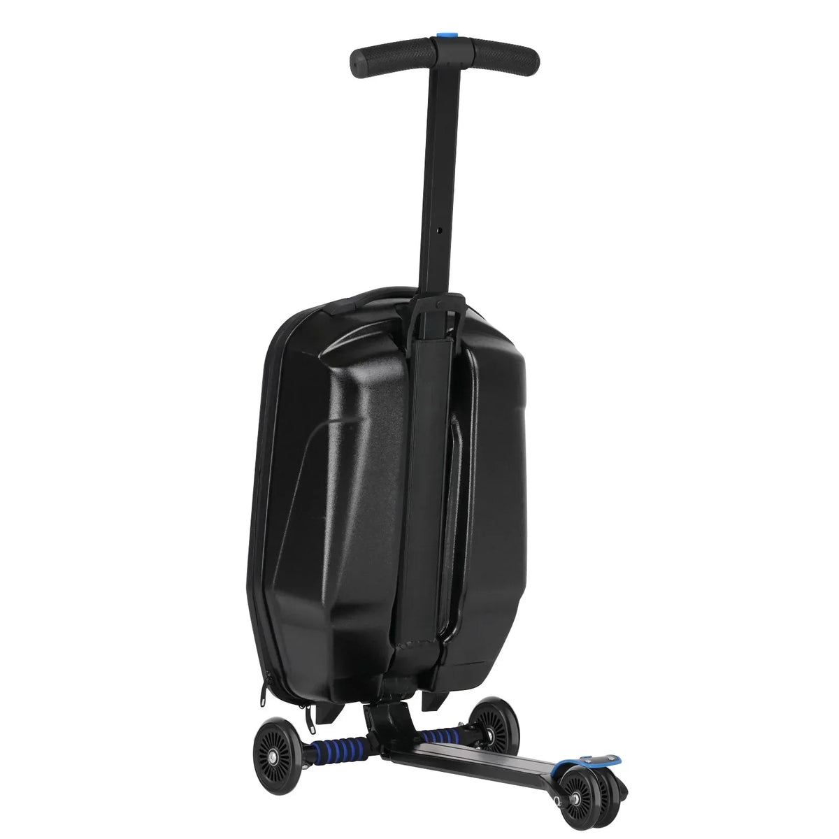 Nouveauté 2026 – Valise-trottinette Advwin pour enfants et adultes, valise rigide à roulettes pour enfants de 4 à 15 ans, multifonctionnelle, légère et pliable, avec roulettes, rose