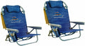 Nouveauté 2026 – Chaises de plage sac à dos Tommy Bahama - (Lot de 2 bleu