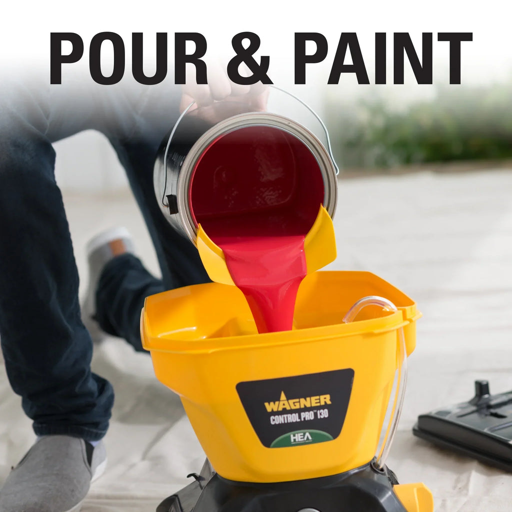 Nouveauté 2026 – Pulvérisateur de peinture/teinture Wagner Control Pro 130 haute efficacité sans air avec réservoir de 1,5 gallon