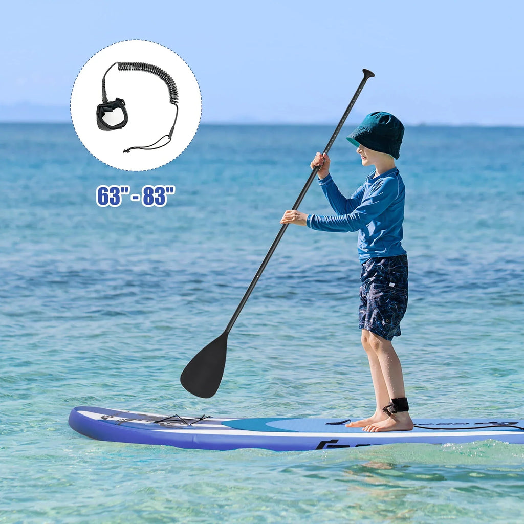 Nouveauté 2026 – Planche de paddle gonflable Goplus 11’ (3,35 m) avec sac de transport et pagaie en aluminium, bleu marine