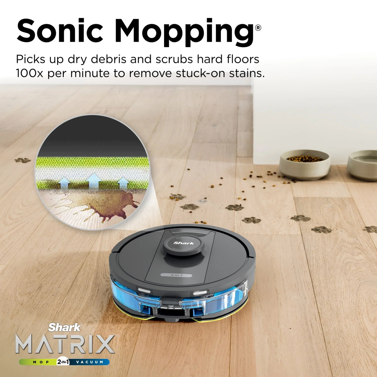 Nouveauté 2026 – Aspirateur et laveur robot Shark IQ 2 en 1 , autonomie de 30 jours, cartographie précise de la maison, lavage sonique, vidage automatique, cartographie intelligente, connexion Wi-Fi, navigation LiDAR, fonction lavage, poils d'animaux