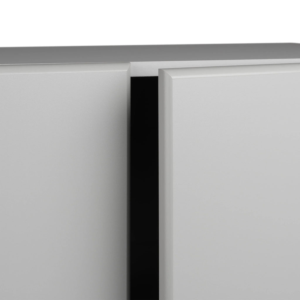 Nouveauté 2026 – Armoire de rangement sur pied Prepac Elite 2 portes, gris clair