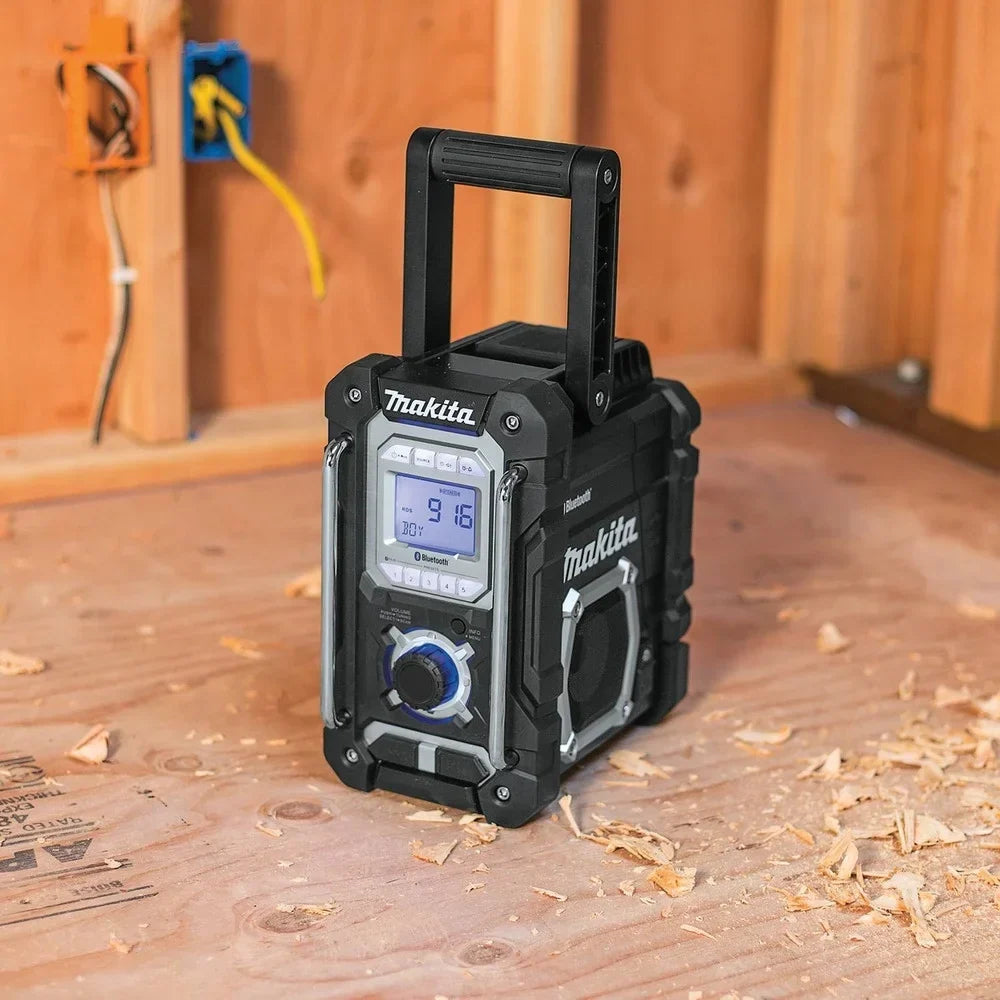 Nouveauté 2026 – Radio de chantier sans fil Bluetooth Makita XRM06B, noire