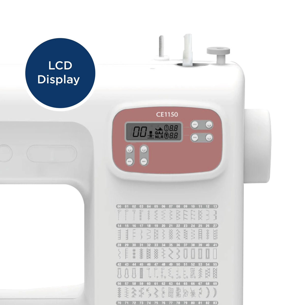Nouveauté 2026 – Machine à coudre informatisée Brother CE1150 , 110 points, avec enfile-aiguille automatique, écran LCD et large gamme de points