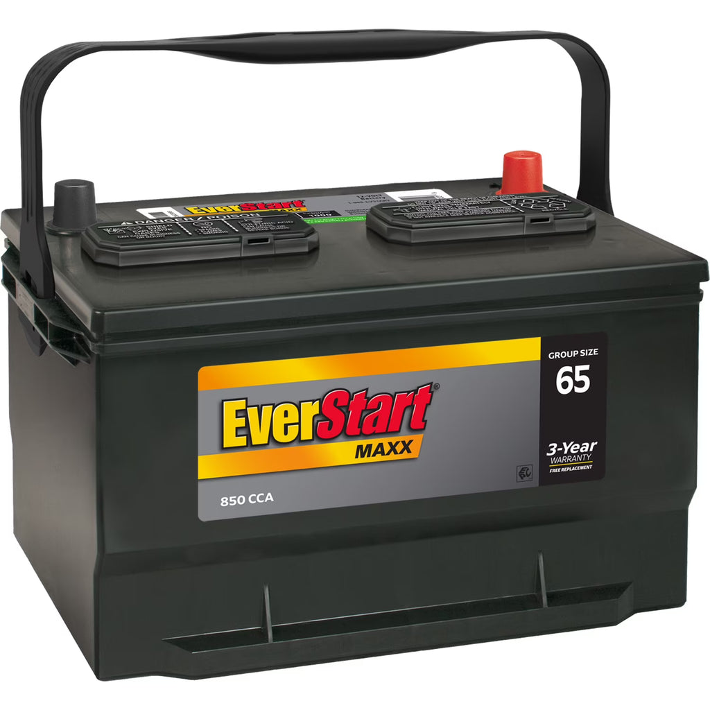 Nouveauté 2026 – Batterie automobile au plomb-acide EverStart Maxx , groupe 65, 12 volts, 850 CCA