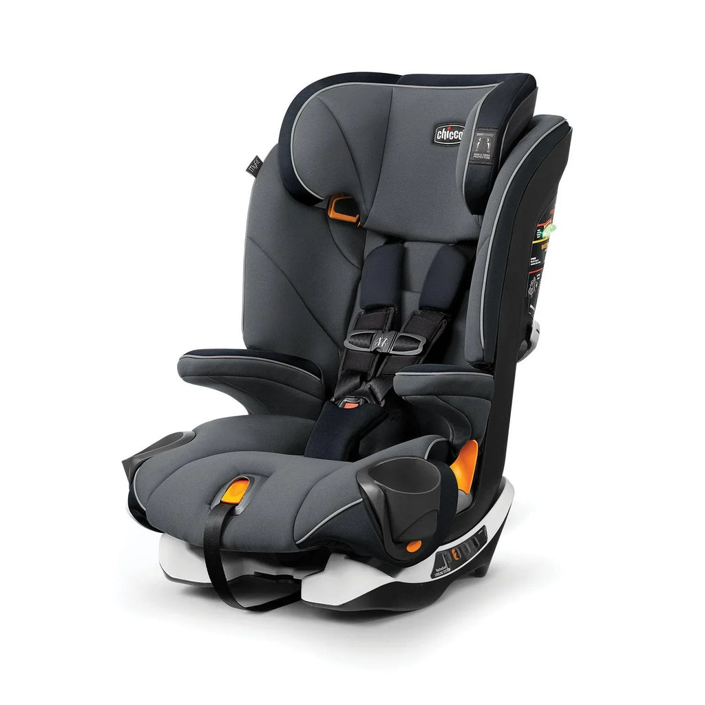 Nouveauté 2026 – Siège auto rehausseur et harnais Chicco MyFit - Fathom (Gris/Bleu). Neuf