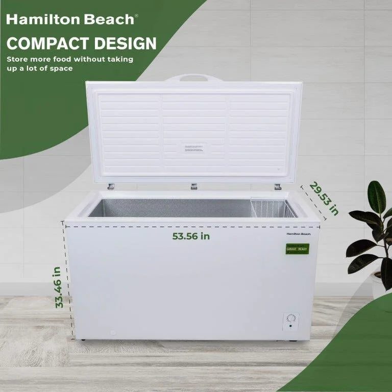 Nouveauté 2026 – Congélateur coffre Hamilton Beach 14 pi³ (396 L), HZ7941-3BCOM, blanc, année
