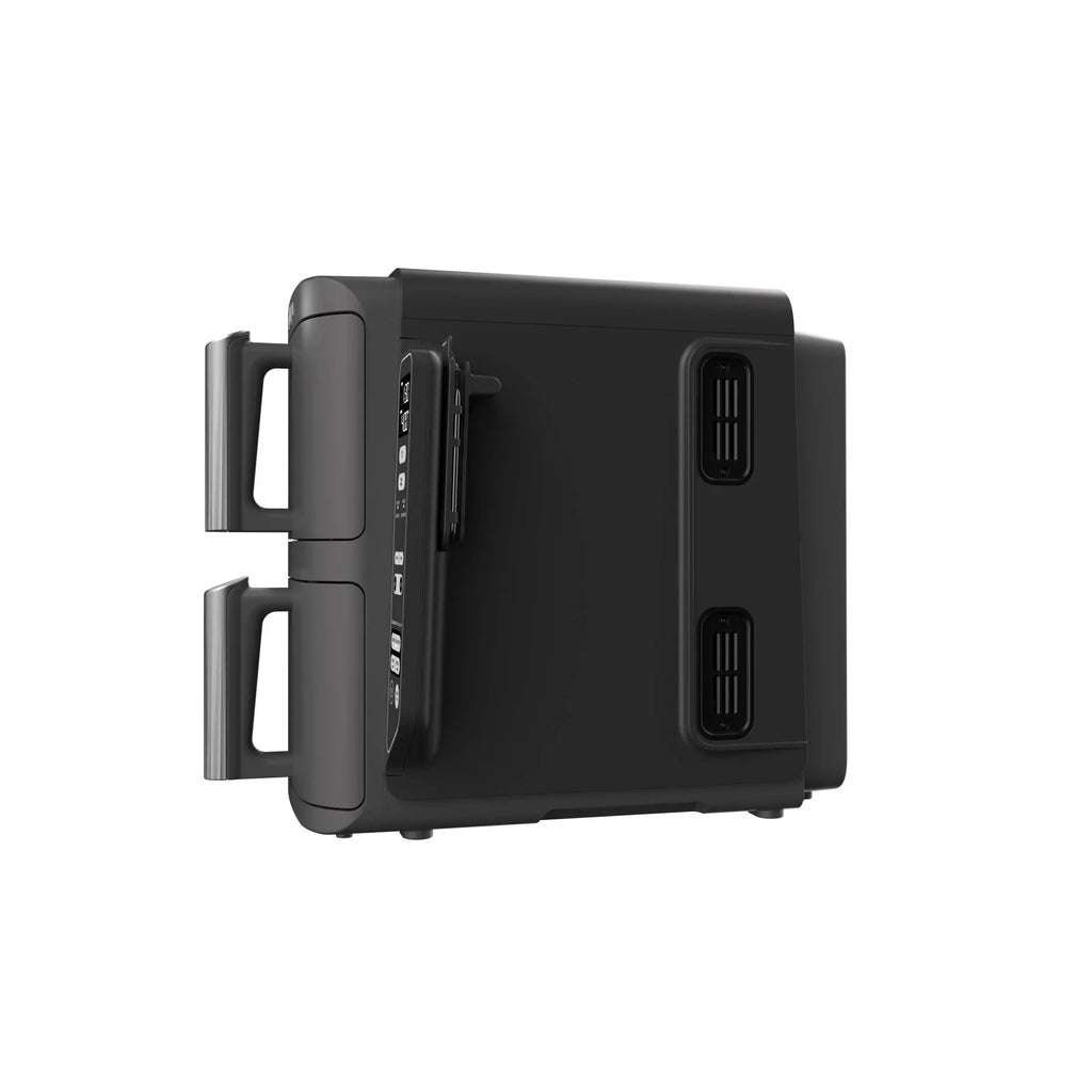 Nouveauté 2026 – Friteuse à air Ninja DoubleStack XL à 2 paniers, technologie DoubleStack permettant de cuire 4 aliments simultanément, conception compacte, 10 pintes, 4 en 1, Smart Finish & Match Cook, SL400