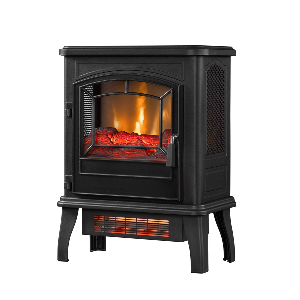 Nouveauté 2026 – Poêle électrique infrarouge à quartz ClassicFlame 17,5" W, bleu insigne