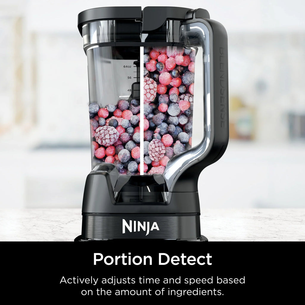 Nouveauté 2026 – Système de cuisine Ninja Detect TB400 : mixeur et robot culinaire avec technologie Blend Sense, argent