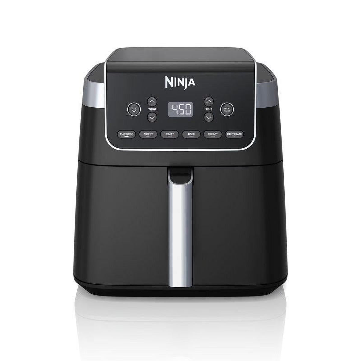 Nouveauté 2026 – Friteuse à air Ninja Pro XL 6-en-1 avec une capacité de 6,5 L, technologie Max Crisp, friture à air chaud, rôtissage à air chaud, cuisson au four, réchauffage, déshydratation, panier antiadhésif et plateau croustillant jusqu'à 230 °C