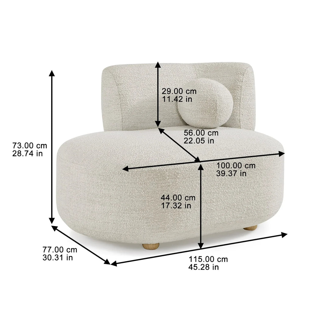 Nouveauté 2026 – Chaise longue et pouf de rangement Juliet en boucle moderne, couleur perle, collection Better Homes & Gardens