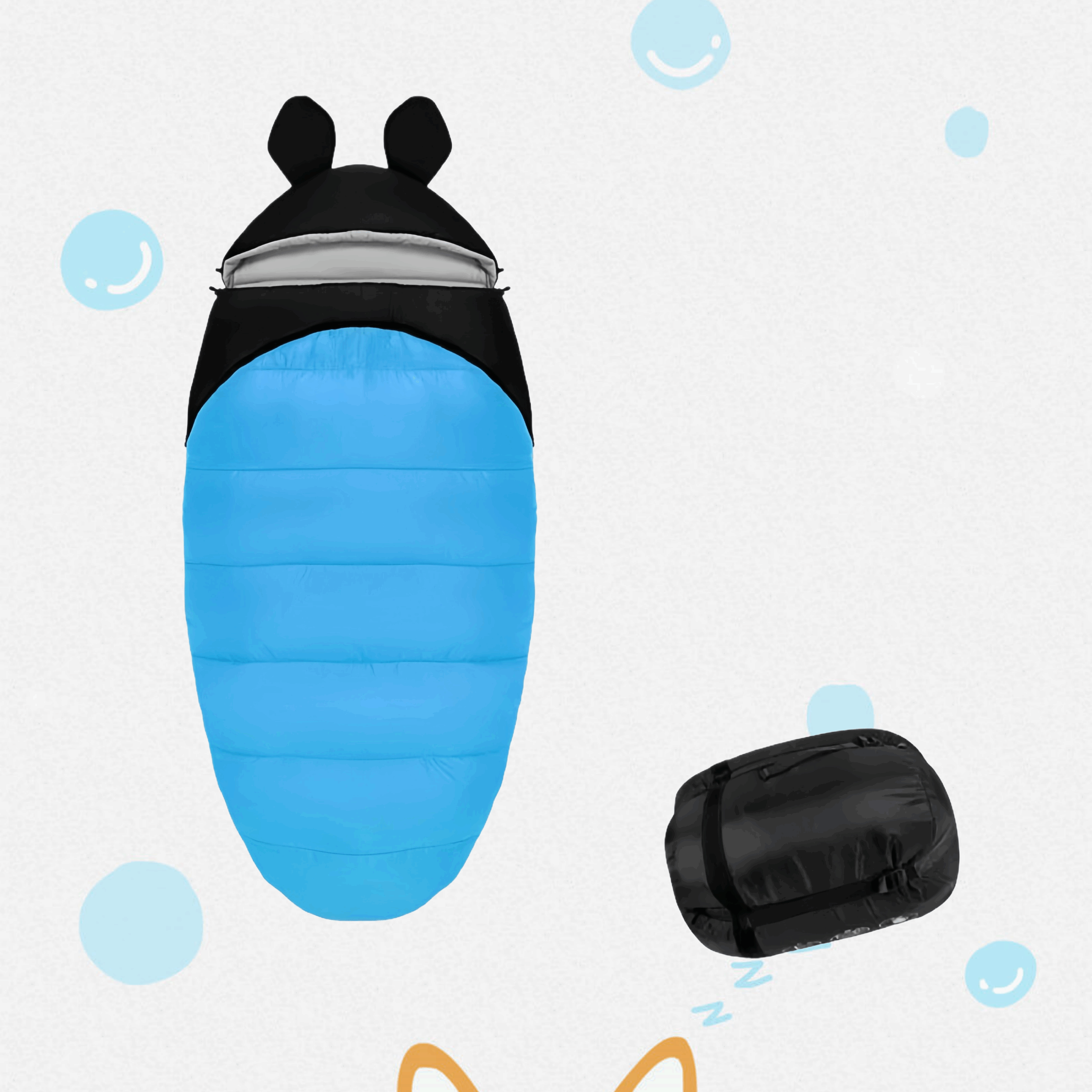 Blue Outdoor Sleeping Bag