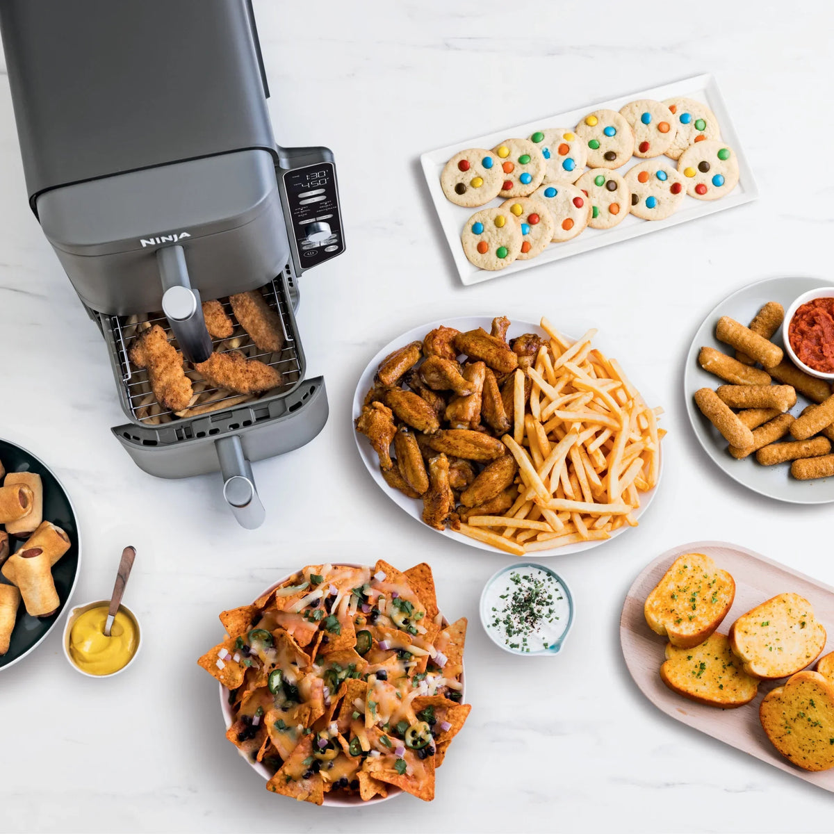 Nouveauté 2026 – Friteuse à air Ninja DoubleStack XL 10 QT à 2 paniers