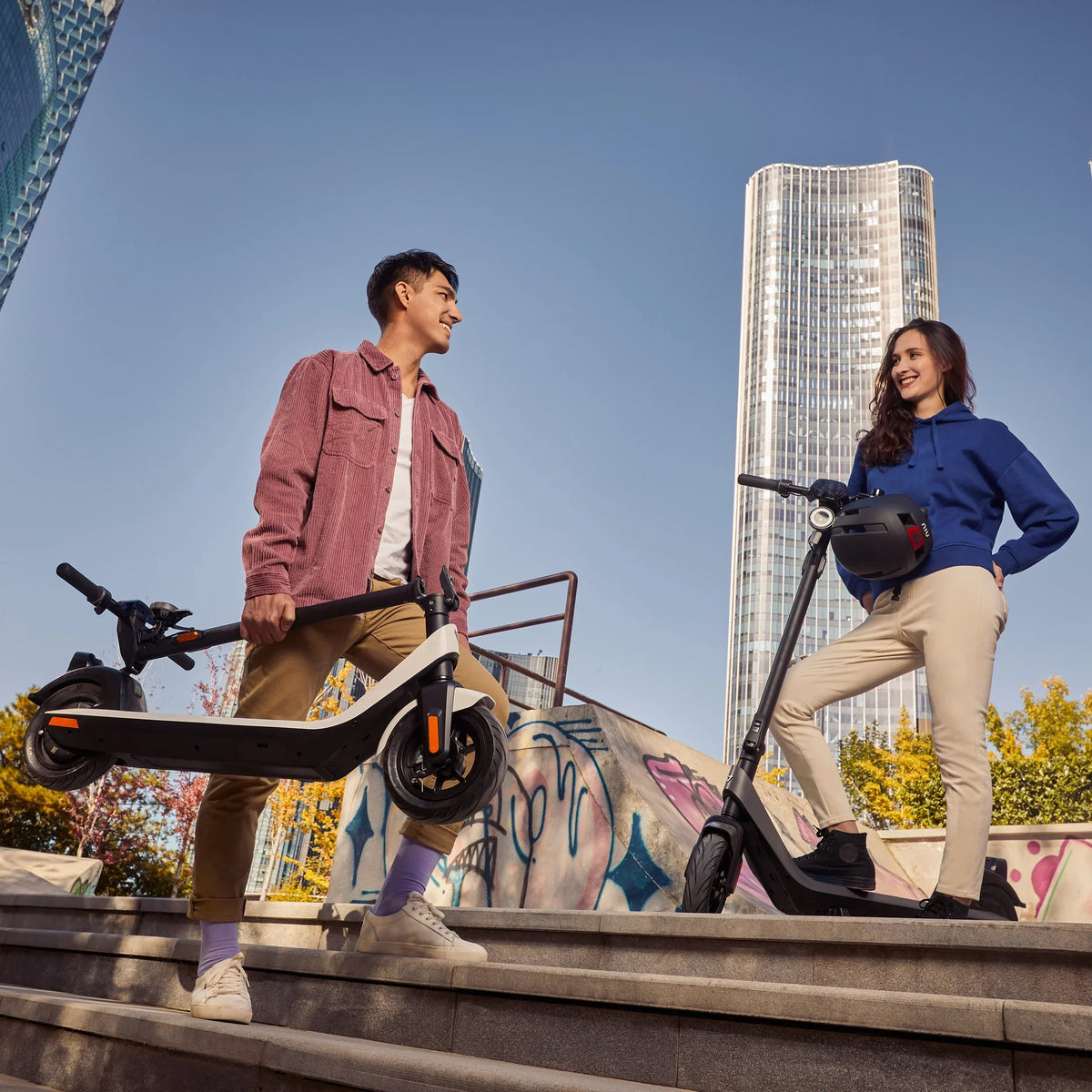 Nouveauté 2026 – Trottinette électrique NIU Kick pour adulte KQi2 Pro , pliable, autonomie de 40 km, vitesse de 27 km/h, grise