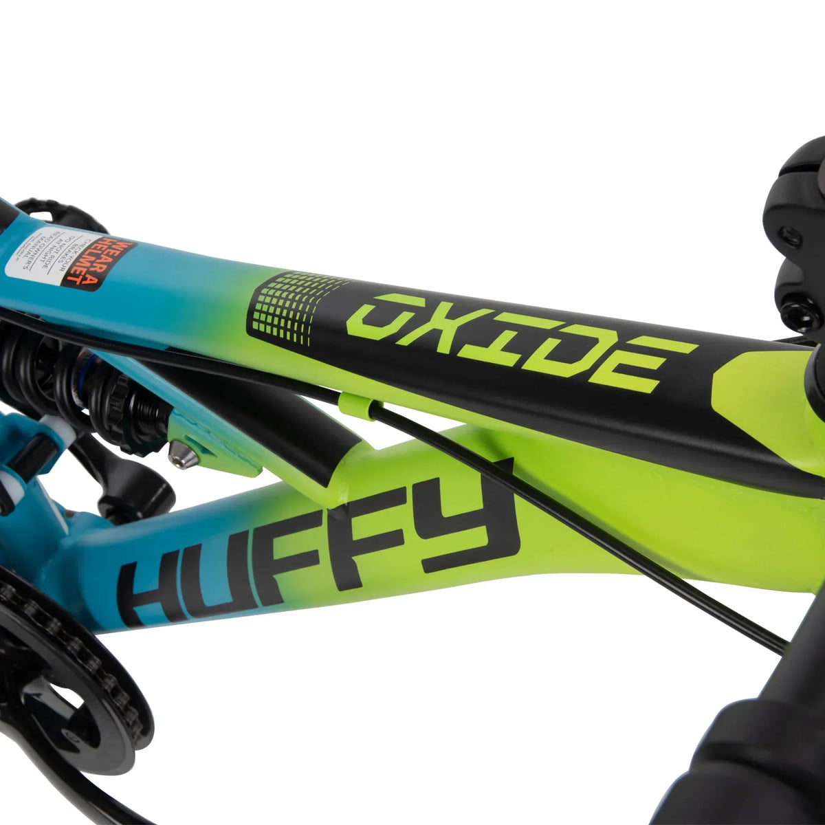 Nouveauté 2026 – VTT garçon Oxide 20 pouces, coloris citron vert/bleu