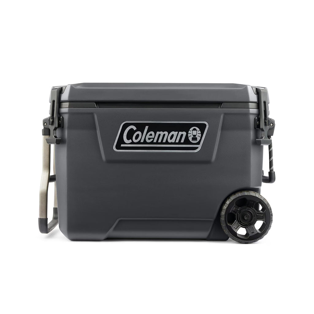 Nouveauté 2026 – Glacière rigide Coleman Convoy Series , 65 pintes (environ 60 litres), avec roulettes, capacité jusqu'à 48 canettes, couleur noyer brun