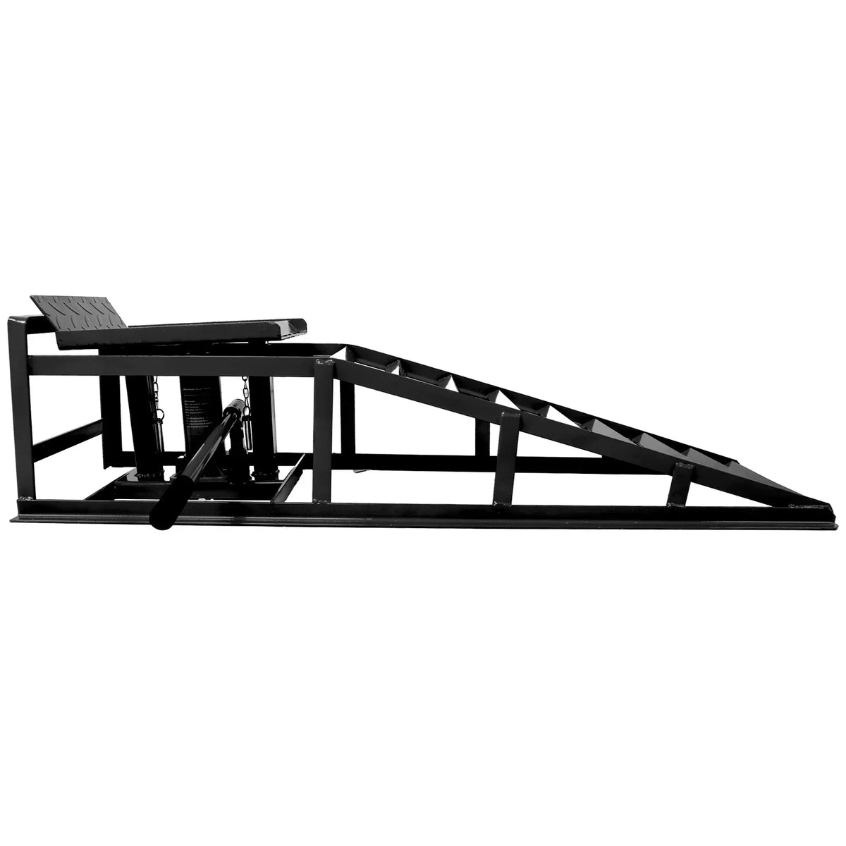 Nouveauté 2026 – Rampes hydrauliques pour voiture Riedhoff (lot de 2), charge maximale de 5 tonnes, hauteur de levage de 24 à 41 cm, robustes, noires