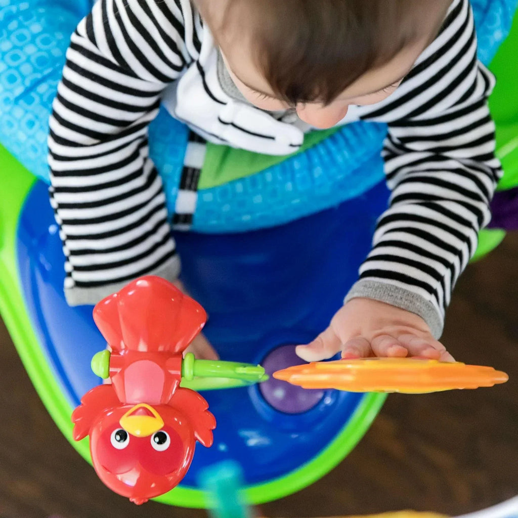 Nouveauté 2026 – Sauteur d'activités Baby Einstein Neighborhood Friends avec lumières et mélodies