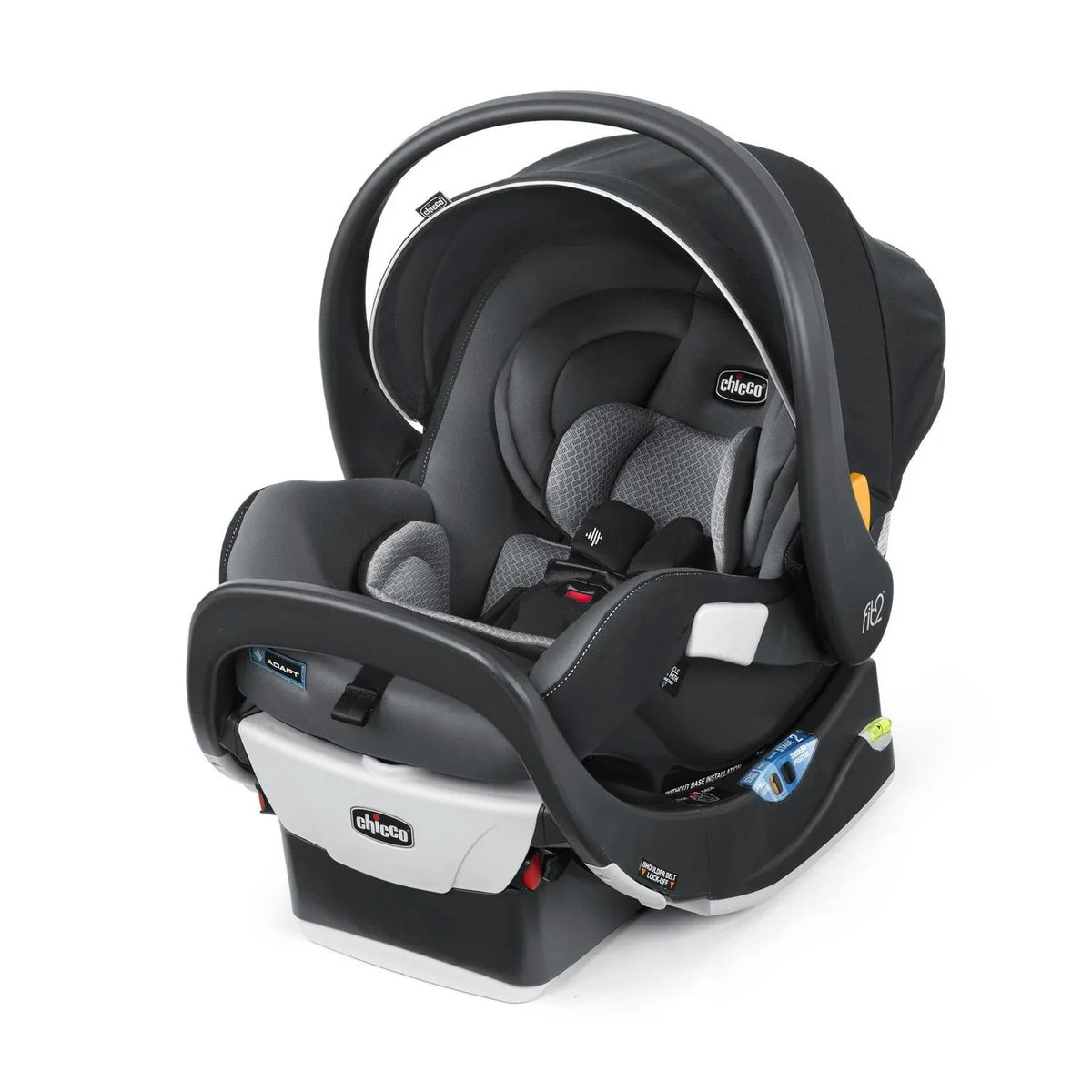 Nouveauté 2026 – Siège auto pour bébé et enfant Chicco Fit2 Adapt - Ember (Noir). Neuf
