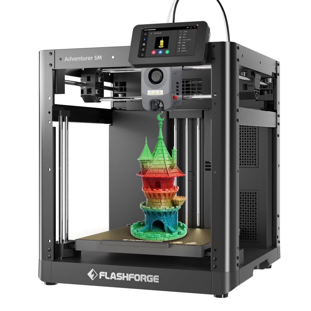 Nouveauté 2026 – Imprimante 3D Flashforge Adventurer 5M , nivellement automatique et impression haute vitesse (600 mm/s), noire