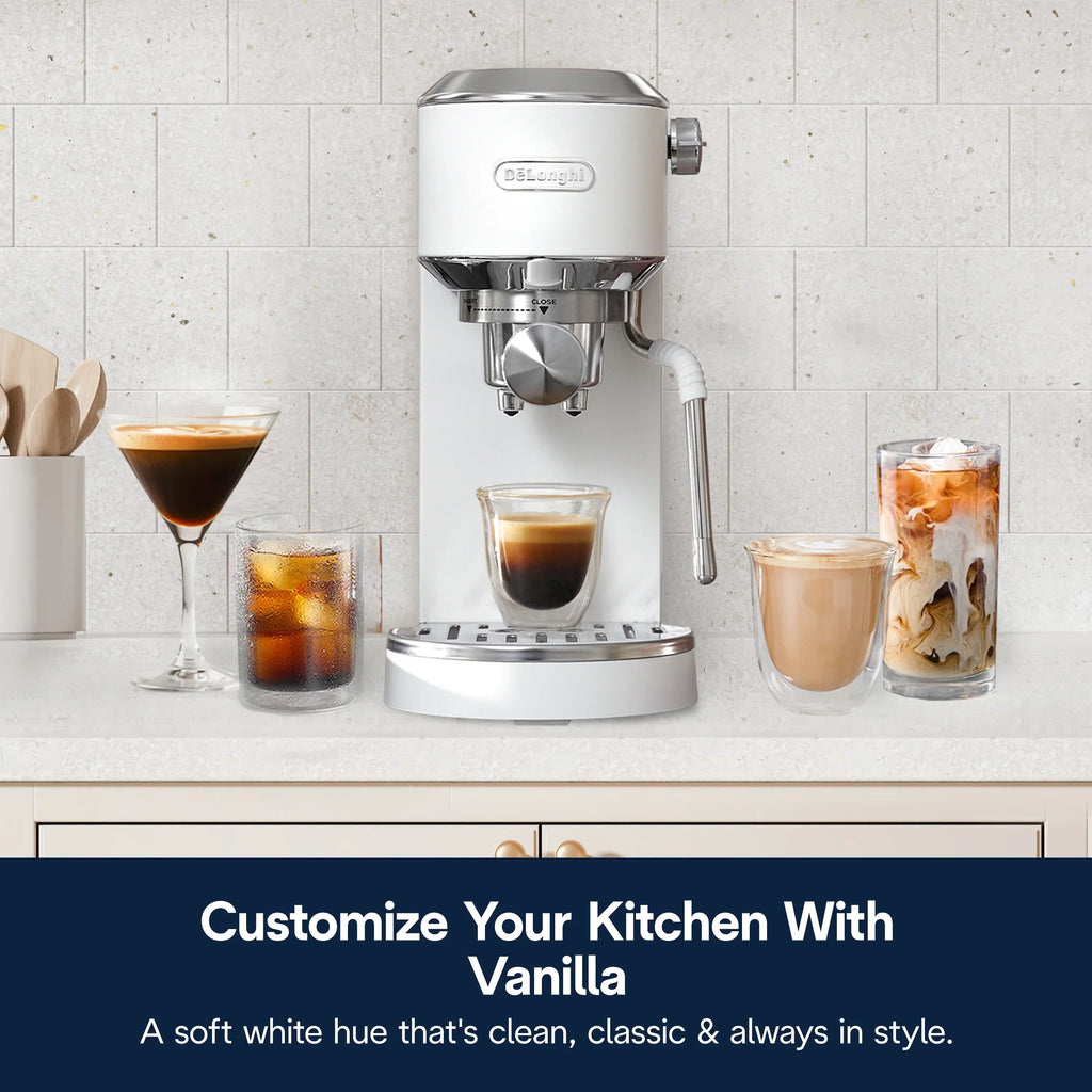 Nouveauté 2026 – Machine à expresso De’Longhi Dedica Duo , format compact avec mousseur intégré pour latte art, expresso, café infusé à froid, lattes et plus encore, acier inoxydable