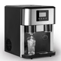 Nouveauté 2026 – Machine à glaçons TABU 3 en 1 avec distributeur d'eau, 18 kg/24 h, fonction glace pilée, autonettoyante, noire