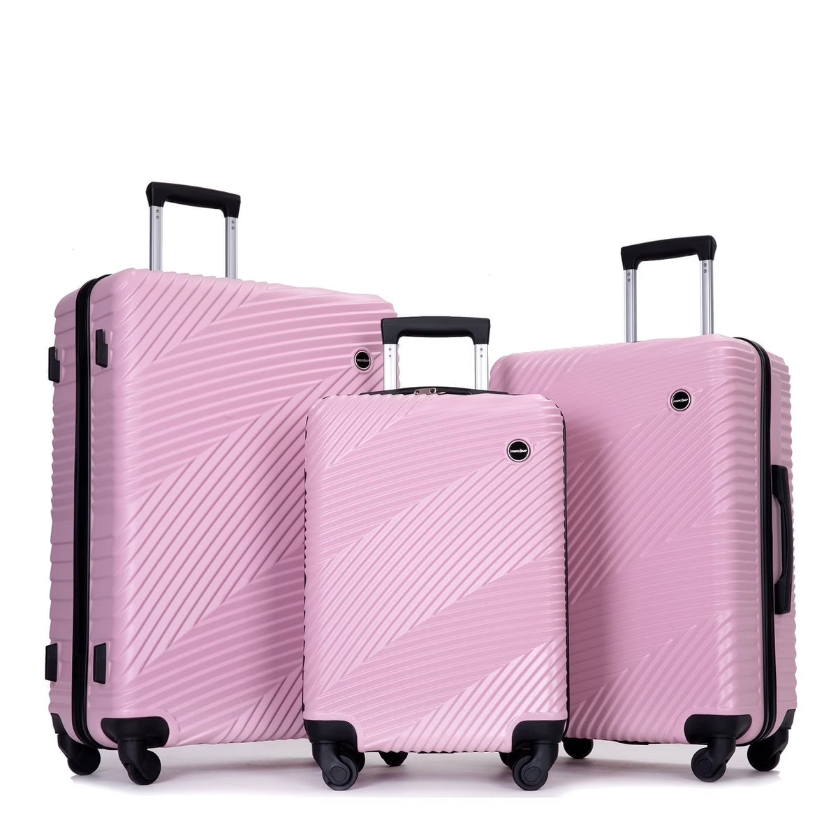 Nouveauté 2026 – Ensemble de 3 valises Tripcomp , valise rigide légère à roulettes multidirectionnelles 20 po, 24 po, 28 po (bleu