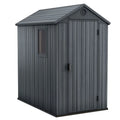 Nouveauté 2026 – Abri de jardin extérieur Keter Darwin , 1,22 m x 1,83 m, avec fenêtre, couleur graphite