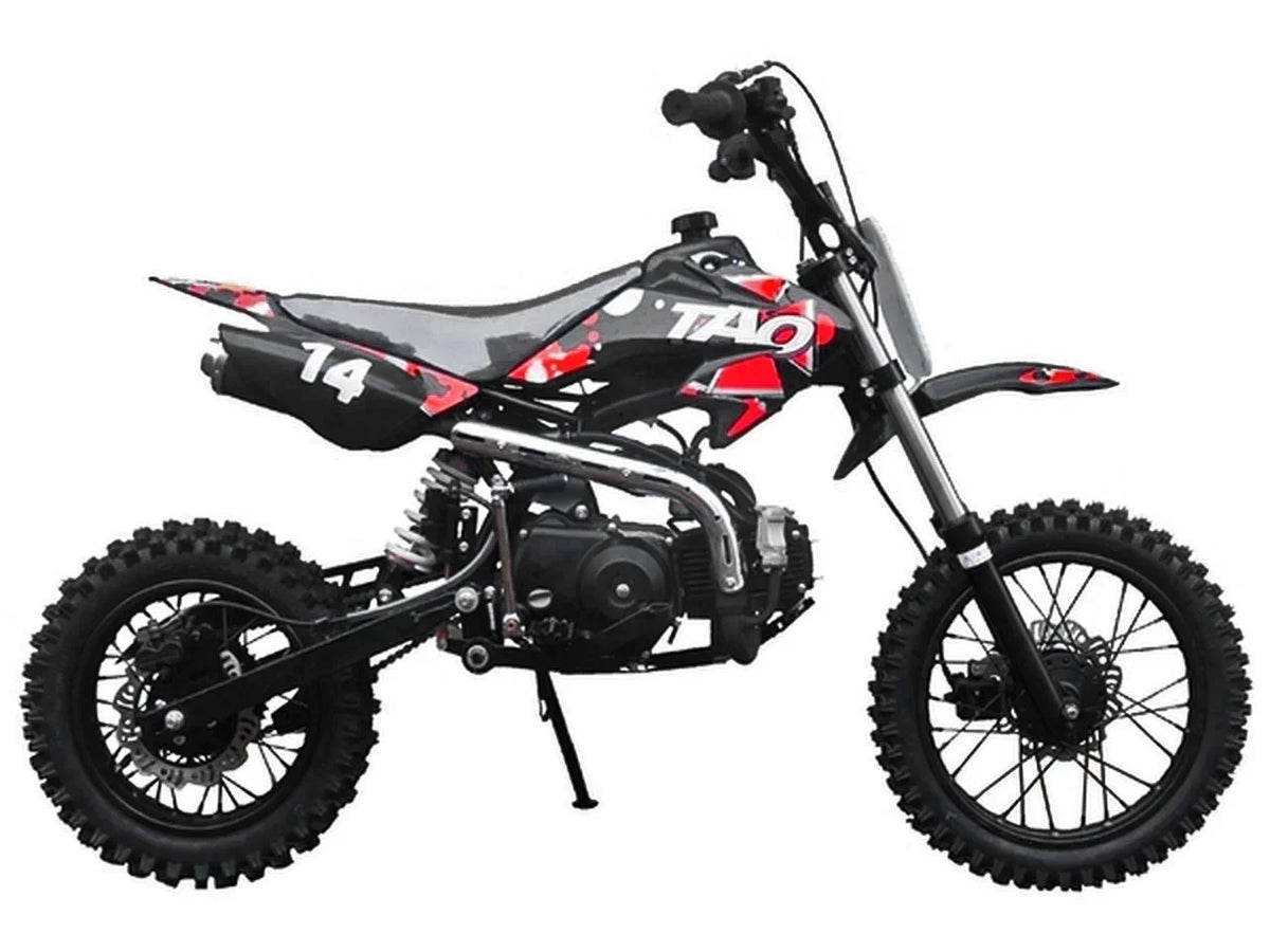 Nouveauté 2026 – Moto tout-terrain semi-automatique Tao Tao DB 14 110cc - Verte