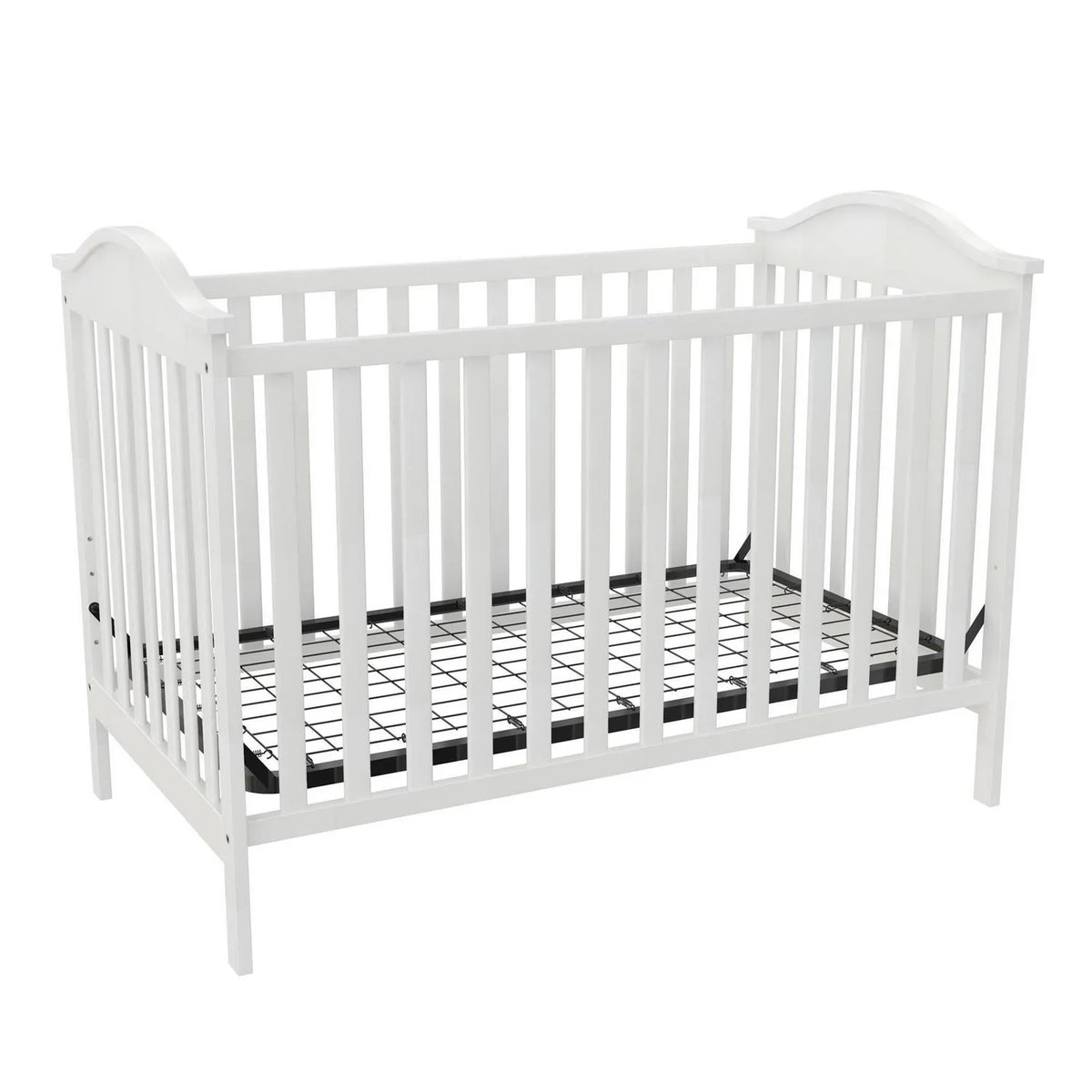 Nouveauté 2026 – Lit bébé convertible 3-en-1 Baby Relax Adele . Blanc