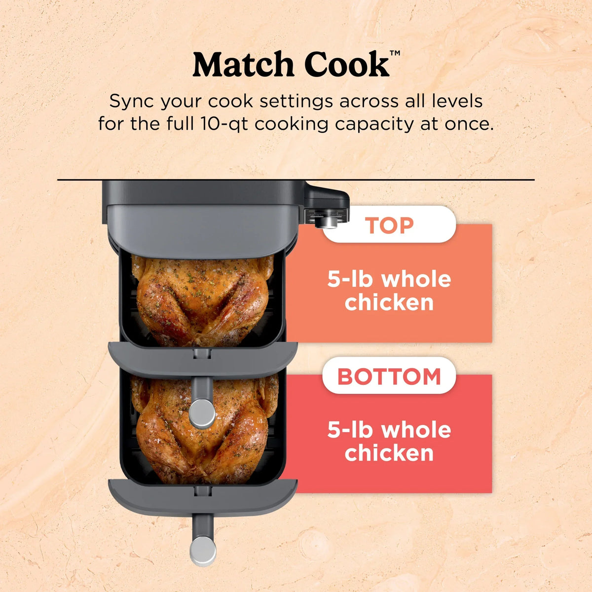 Nouveauté 2026 – Friteuse à air Ninja DoubleStack XL 10 QT à 2 paniers