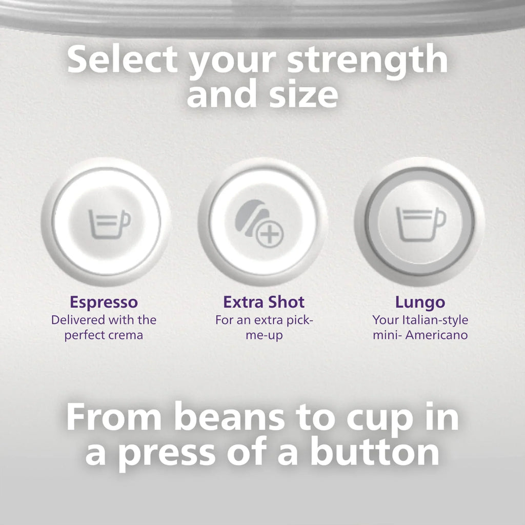 Nouveauté 2026 – Machine à expresso automatique Philips Baristina , blanc laiteux