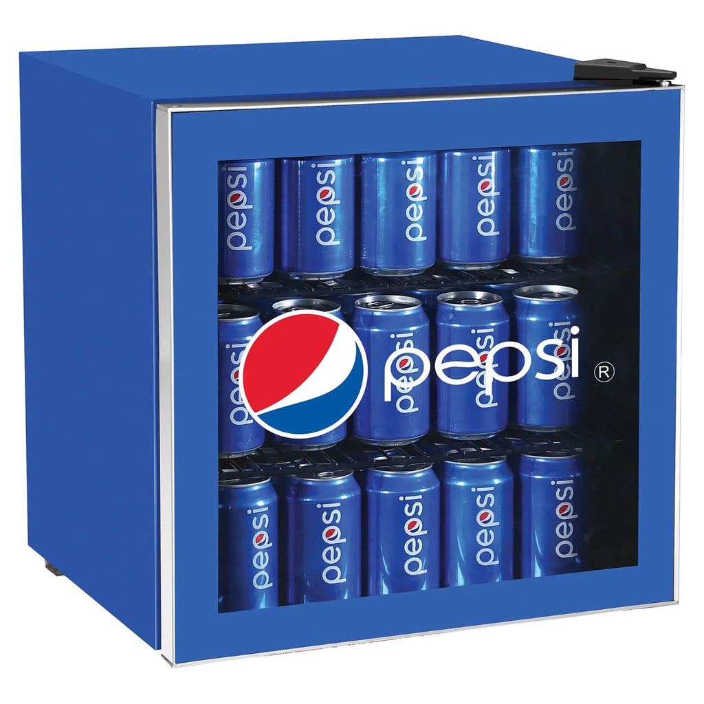 Nouveauté 2026 – Réfrigérateur compact Pepsi MIS165PEP , bleu, capacité 70 canettes