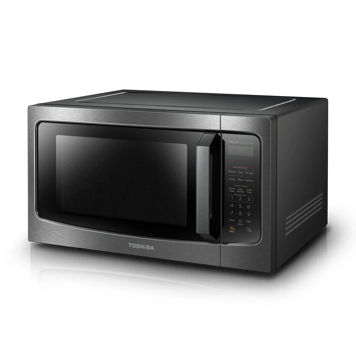 Nouveauté 2026 – Fours à micro-ondes de comptoir Toshiba 1,2 pi³ en acier inoxydable