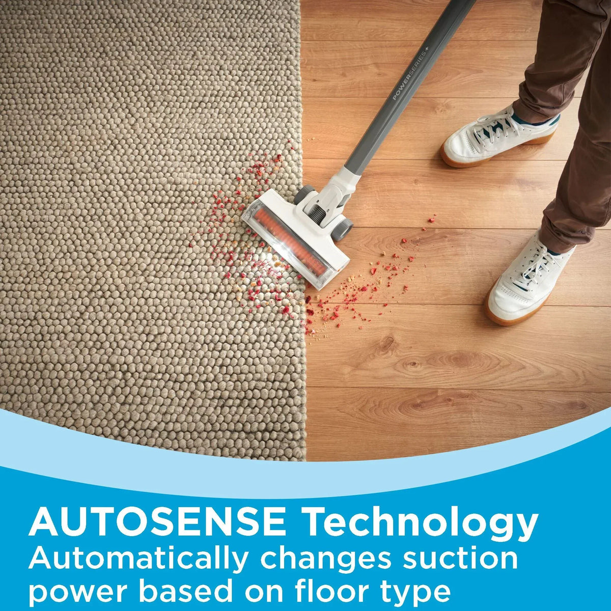 Nouveauté 2026 – Aspirateur balai sans fil BLACK+DECKER POWERSERIES+ 20V MAX , avec brosse anti-emmêlement, convertible en aspirateur à main, autonomie de 44 minutes, BHFEA520J