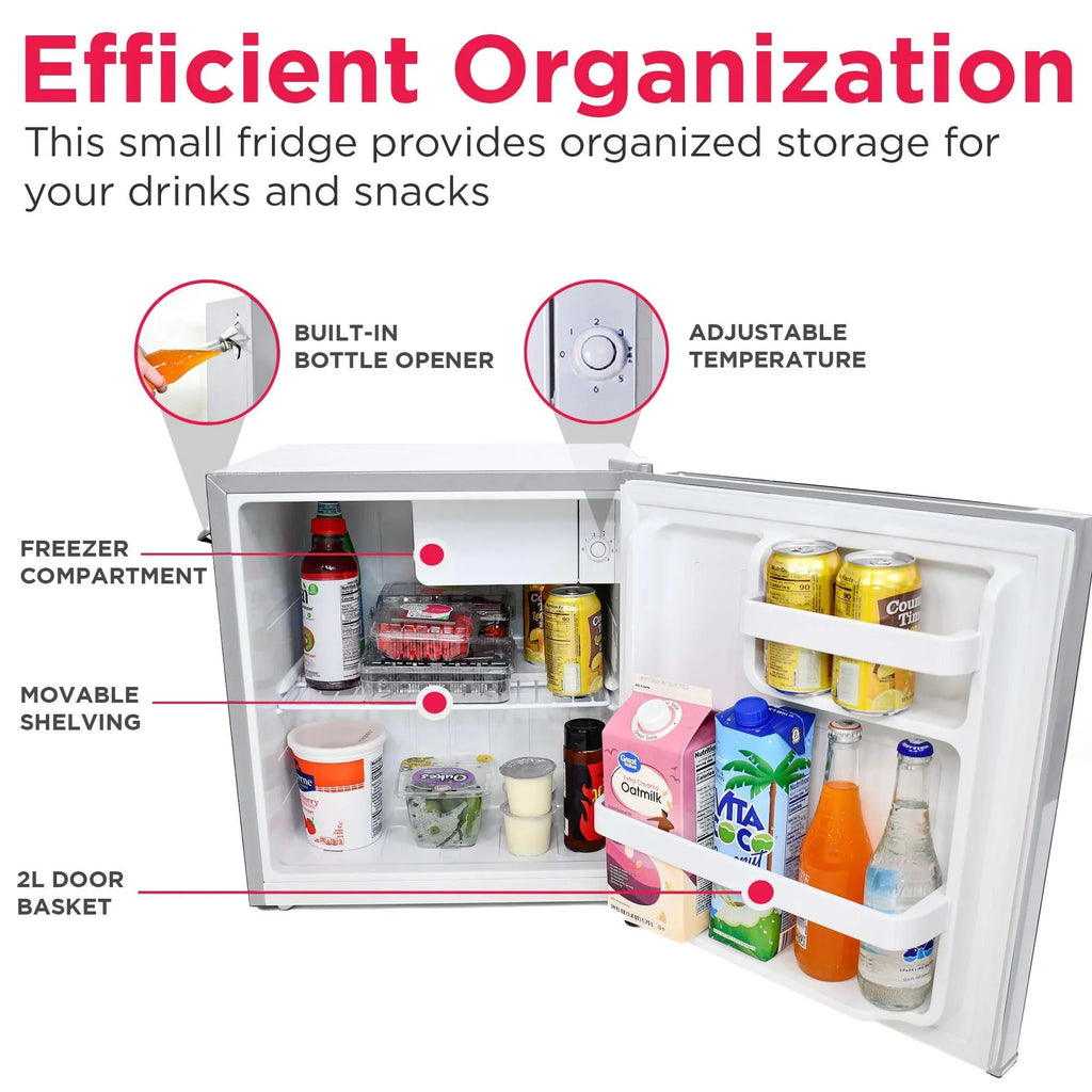 Nouveauté 2026 – Réfrigérateur Frigidaire , 1,6 pi³, style rétro compact, avec ouvre-bouteille latéral, couleur corail