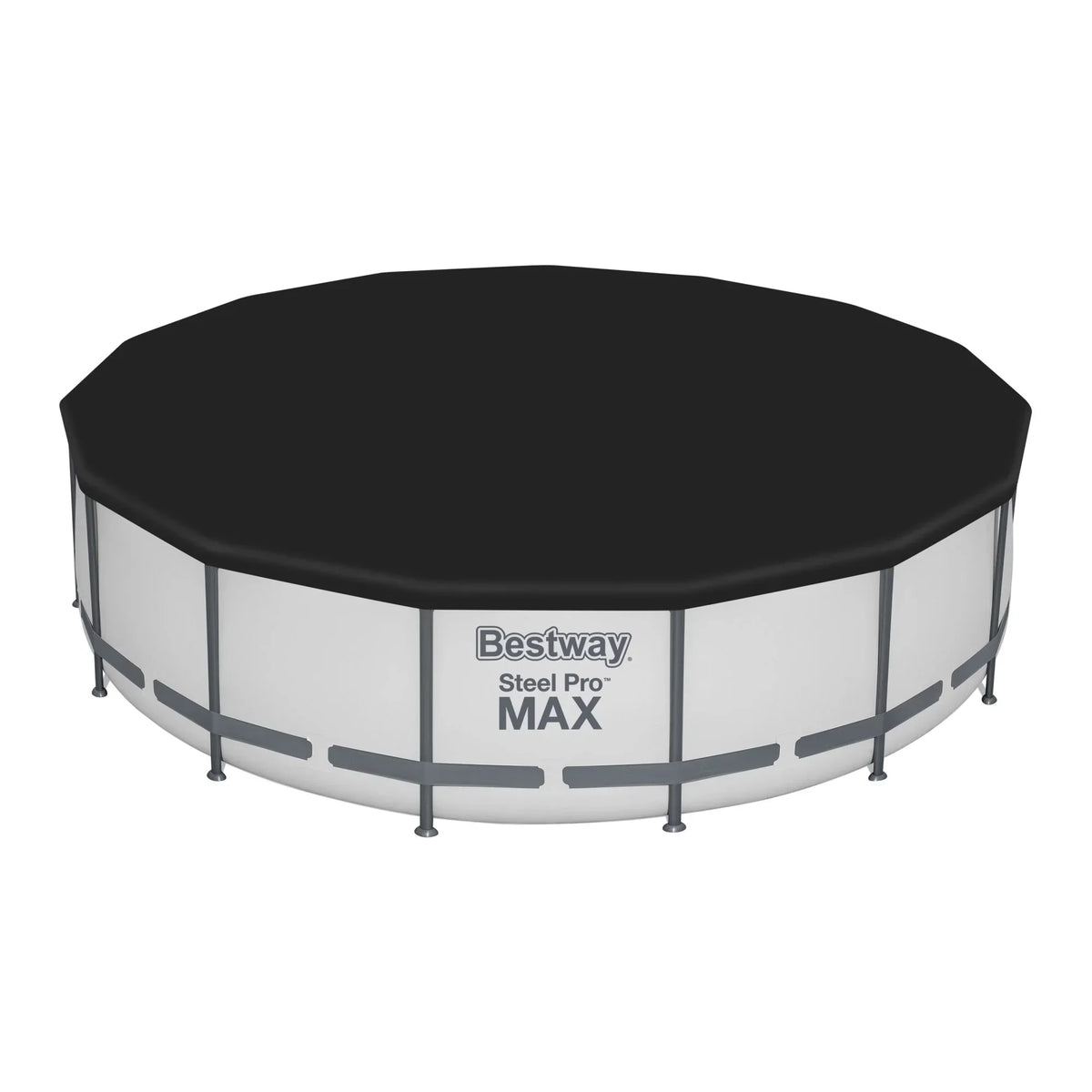 Nouveauté 2026 – Ensemble de piscine hors sol ronde Bestway Steel Pro MAX 15 pi x 42 po