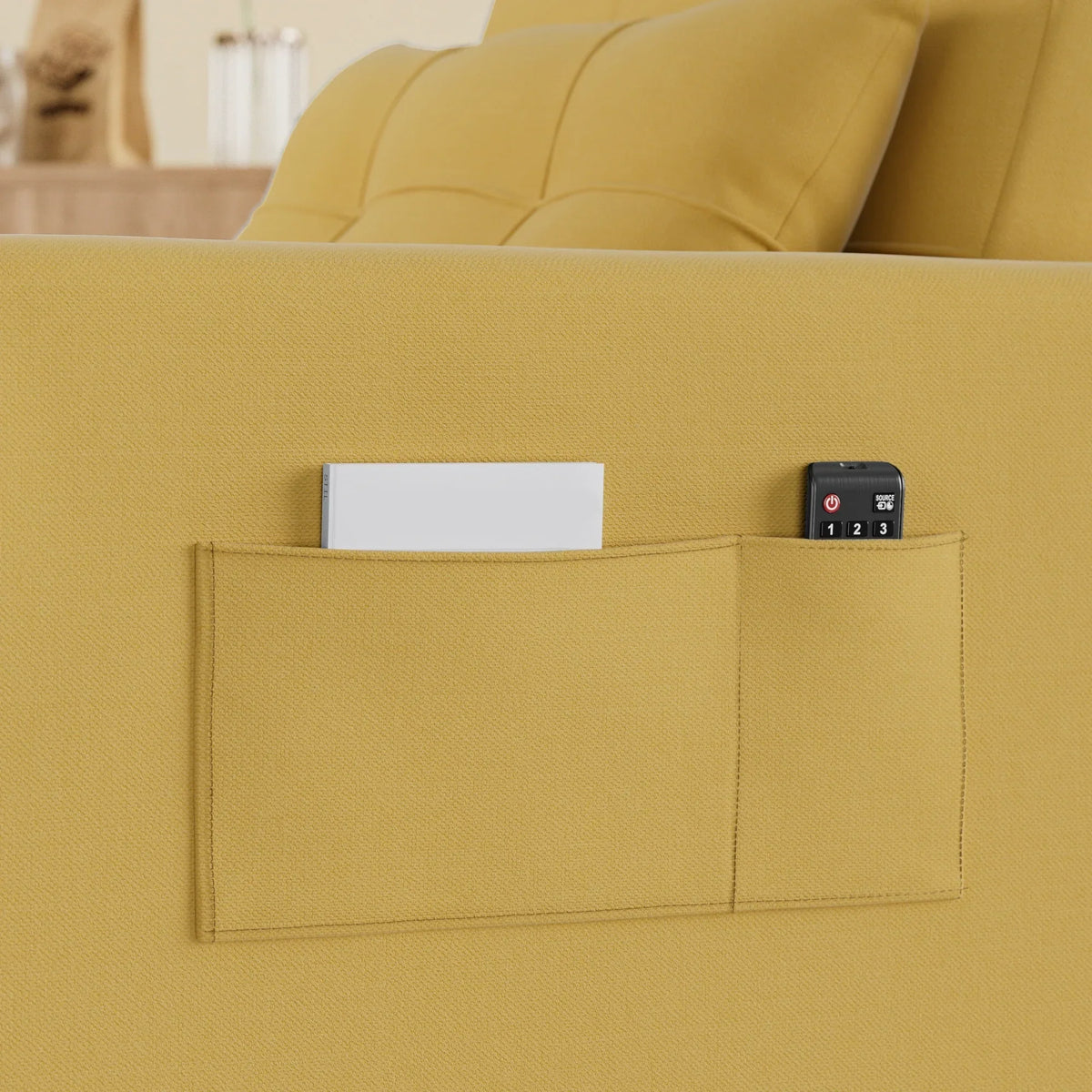 Nouveauté 2026 – Canapé-lit convertible 3 en 1 Lofka avec rangement, dossier réglable et fonction gigogne - Fauteuil-lit idéal pour les petits espaces et les appartements, gris foncé