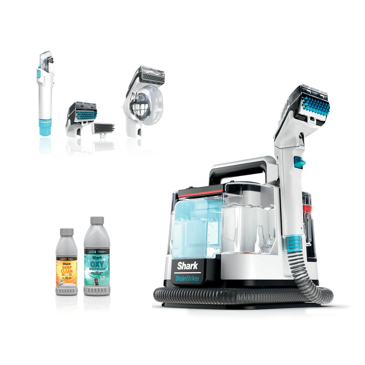Nouveauté 2026 – Nettoyeur portable pour tapis et tissus d'ameublement Shark StainStriker PX201 - Élimine les taches, les salissures et les odeurs