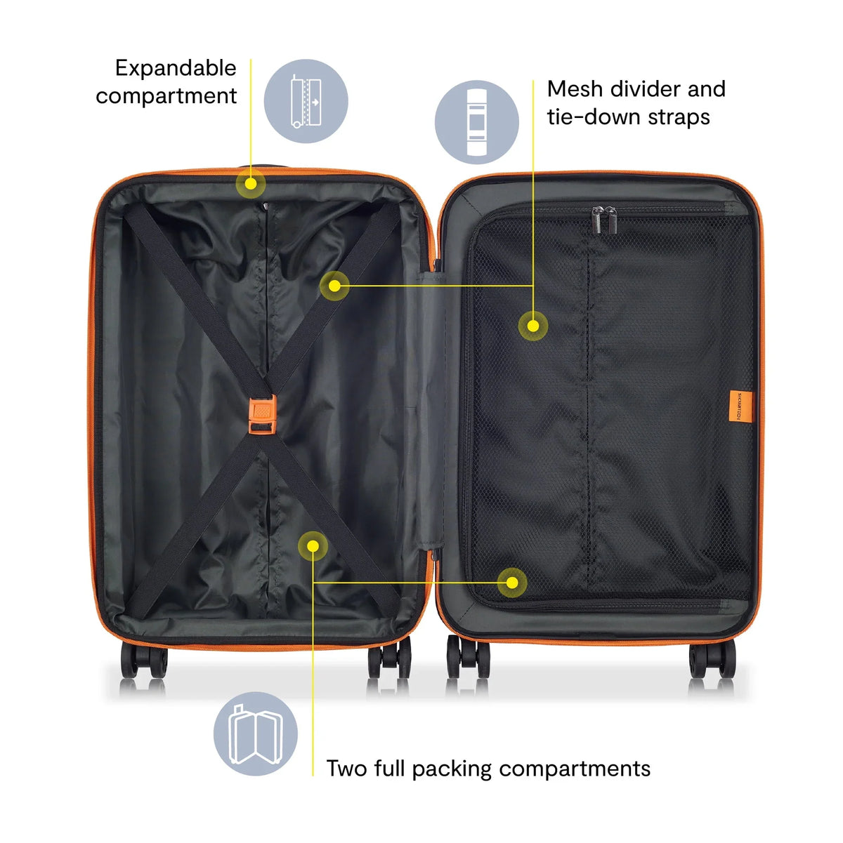 Nouveauté 2026 – Valise rigide à roulettes Securitech by Delsey Citadel 31" (grand modèle, verte), modèle , grande taille, enregistrée