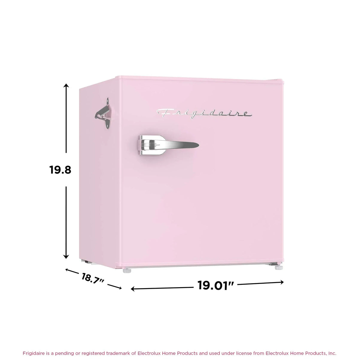 Nouveauté 2026 – Réfrigérateur Frigidaire , 1,6 pi³, style rétro compact, avec ouvre-bouteille latéral, couleur corail