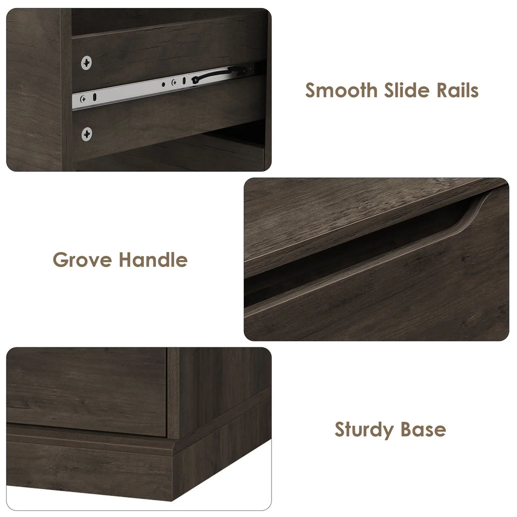 Nouveauté 2026 – Commode blanche Homfa 7 tiroirs, 130 cm de hauteur, meuble de rangement en bois avec base stable améliorée, commode verticale pour chambre ou salon