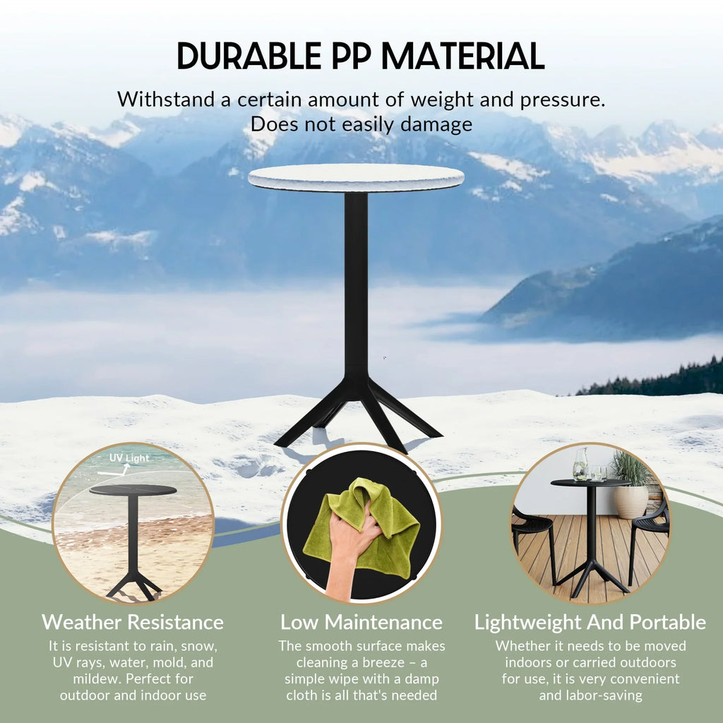 Nouveauté 2026 – Ensemble bistro de patio extérieur 3 pièces WestinTrends Playa en résine, vert olive, avec chaises d'appoint empilables