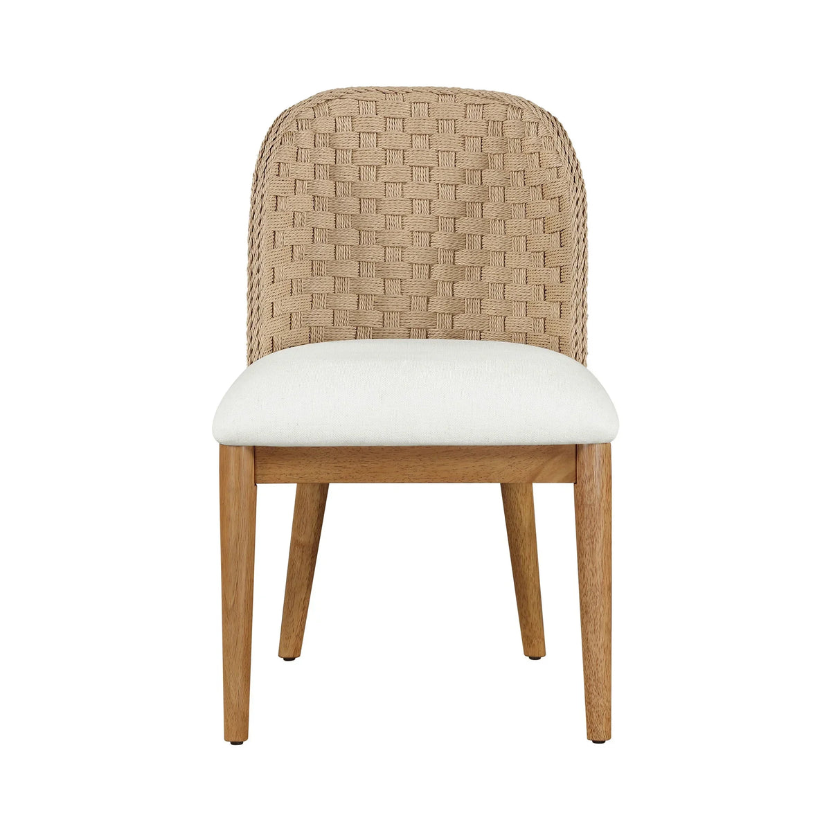 Nouveauté 2026 – Ensemble de 2 chaises de salle à manger de style ferme Saylor de My Texas House, en bois naturel, année