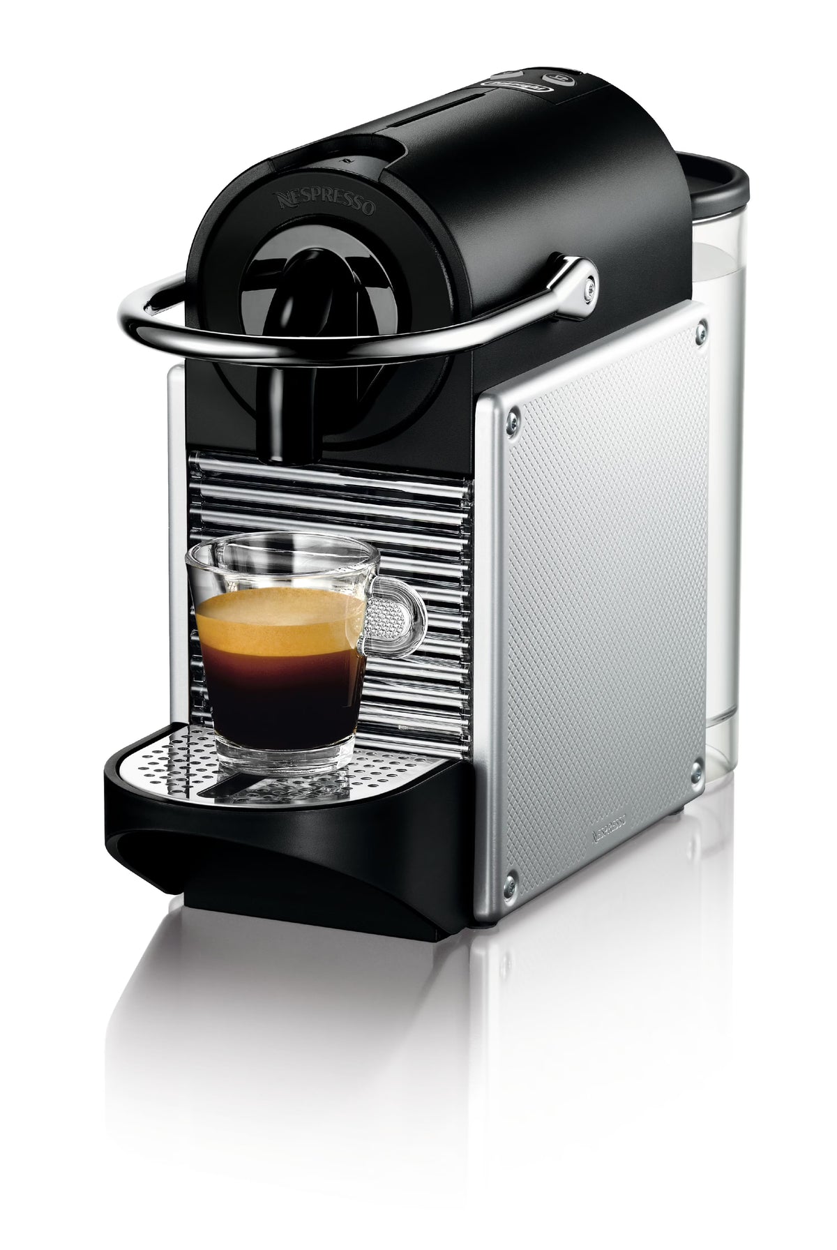 Nouveauté 2026 – Machine à expresso Nespresso Pixie de De'Longhi, aluminium