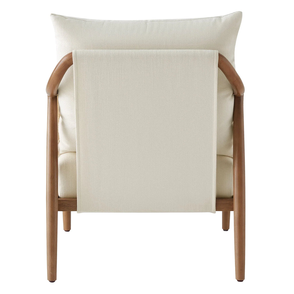 Nouveauté 2026 – Fauteuil d'appoint moderne CHITA , fauteuil tressé pour salon, crème